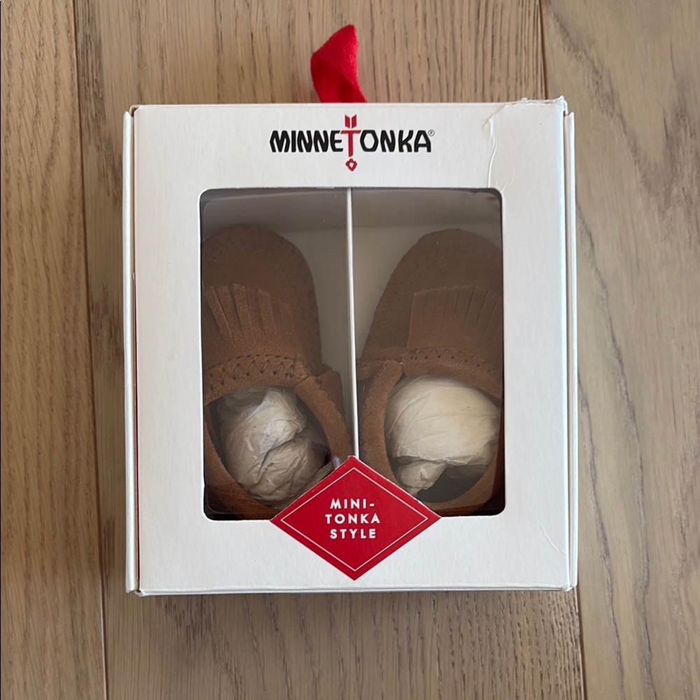 Minnetonka Baby Brown Moccasins